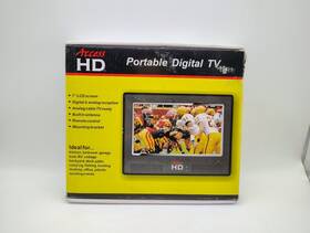 Access Ptv7000 7 Inch Lcd Hd Portable Digital Tv With Ac Adapter Tested