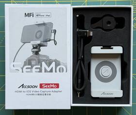 Accsoon 664918771805 Seemo Ios/hdmi Adapter White Turn Your Appleiphone/ipad Into A Monitor