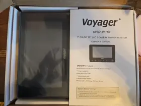 Upsvom718 Asa Vom718 Voyager 7 Inch Color Back Up Rear Monitor With Dash Mount