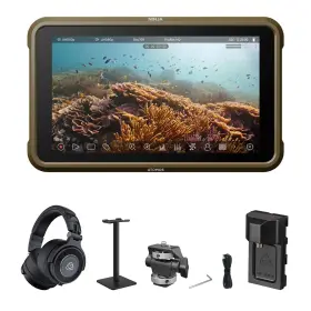 Atomos 810114284902 Ninja 5.2 Inch 4k Hdmi Recording Monitor Studiosonic Headphones Bundle
