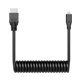Atomcab014 Atomos 50cm Coiled Micro To Full Hdmi Cable