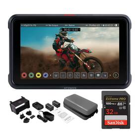 Atomos Atomnjav01k4 Ninja V 5-inch Hdr Portable Monitor/recorder With Accessory Bundle