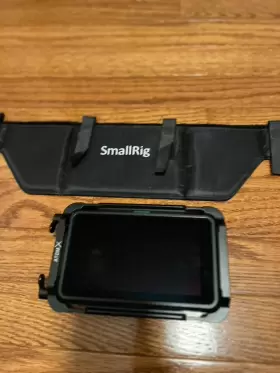 Atomnjav1 Atomos Shinobi 5.2inch 4k Sdi/hdmi In Monitor Excellent Condition Smallrig Cage