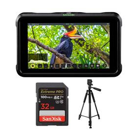 Atomos Atomshbh01 K1 Shinobi 5 In Hdmi 4k Monitor With 60 Tripod And 32gb Memory Card
