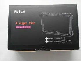 Jt-a06b Atomos Nitze Cage With Pu Leather Sunhood For Shinobi Ii Monitor -