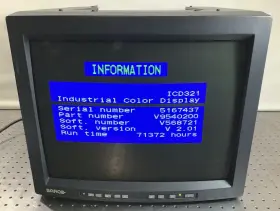 Icd321 Barco Rare Plus Industrial 20 Inch Crt Monitor