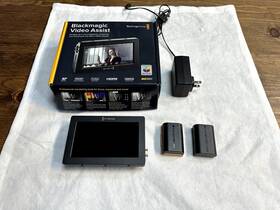 Blackmagic Design Hyperd/avida03/5 Video Assist Hdmi 6g-sdi Recorder And 5 Inch Monitor