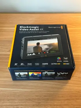 Avidas74k Blackmagic Hyperd/avidas74k Design Video Assist 4k 7 Inch 6g-sdi And Hdmi - Great Condition