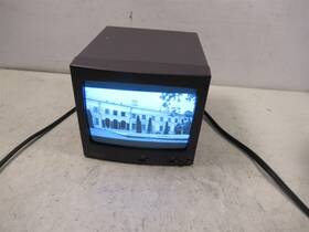 Burle Tc1909 Video Monitor Black And White Monochrome Crt 9 Inch Security Cctv Unit
