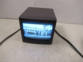 Tc1909 Burle Video Monitor Black And White Monochrome Crt 9 Inch Security Cctv Unit