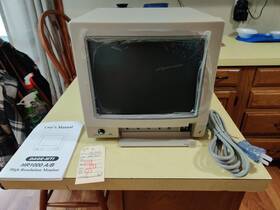Dage Mti Hr-1000 A/b Professional Vintage Broadcast Monitor W Power Cable. 11.5 Inch
