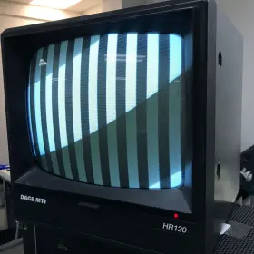 Vm-101b Dage-mti Hr120 Black And White Retro 11 Inch Crt Video Security Monitor