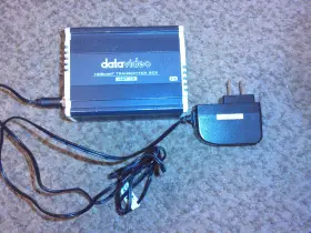 Hbt-10 Datavideo Hdbaset Transmitter Box With Power Supply - Tested Works Good