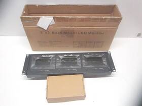 Defender 82-18305 Security Triple 5.6 Lcd Rack Mount Monitor With Hdmi Output