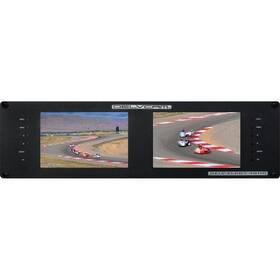 Delvcam Delv-2lcd7-3ghd 3ghd/sd Multiformat Dual 7-inch Rackmount Video Monitor