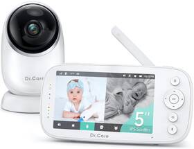 Dr.care B0d5bfjqkx Dr.care Novaview 5 Inch 1080p Split Screen Video Baby Monitor 5000mah Battery