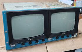 Electrohome Evm-910r2 Lot Of Two Monitors E