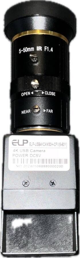 Elp Elp-usb4kcam30h-cfv 5-50y 4k Usb Hdmi Pc Camera Power Dc5v