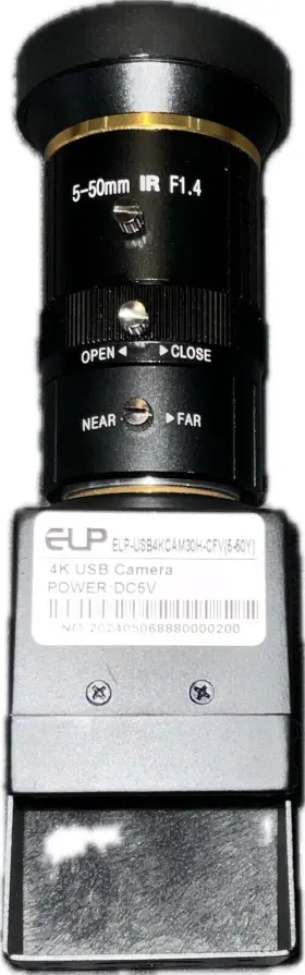 Elp-usb4kcam30h-cfv Elp 5-50y 4k Usb Hdmi Pc Camera Power Dc5v