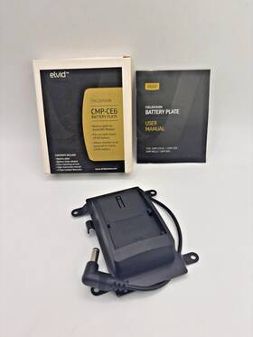 Elvid Cmp-ce6 Canon Lp-e6 Battery Plate Cm7 Monitor Discontinued Nos Open Box