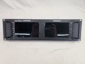 2-screen Feelworld D71-h Monitor 7 Inch Dual Ips On Camera Dslr 3ru Hdmi Broadcast