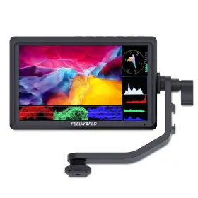 Fw572-us Feelworld S55 6 Inch Camera Dslr Field Monitor Small Full Hd 1920x1080 Ips Lut Video Pe