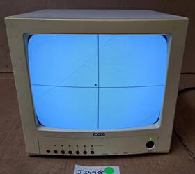 Focus Fs-412q Vintage Video Crt Monitor Gg