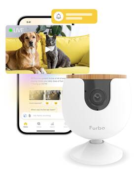 Furbo B0ctkxqnpx Mini Pet Camera Home Security Dog Cat Safety Alerts 2-way Audio Mountable