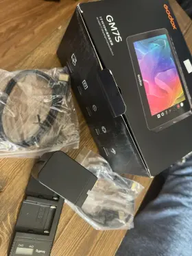 Gm7s Godox 7 Inch Touchscreen Camera Field Monitor Atomos 4k Battery And Charger