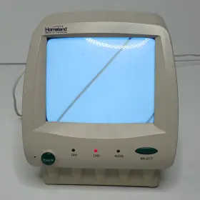 Chm101-02 Homeland Vintage Security 5.5 Inch Crt Monitor Cctv Retro Gaming V-hold Bn