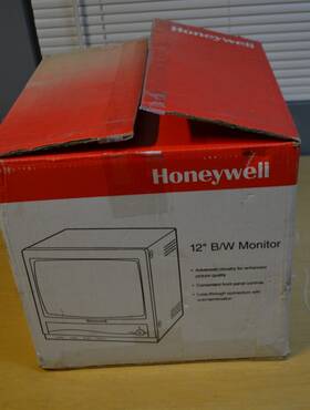 Honeywell Hmm12 New Security Monitor Black And White