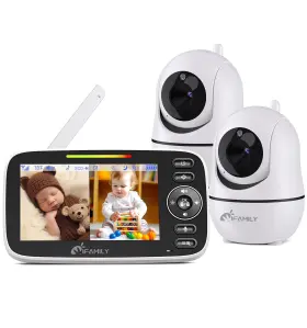 B0cpy1zy9p Ifamily Split Screen Baby Monitor Large Display Video With 2 Camer