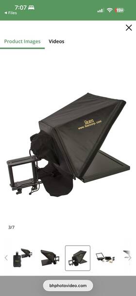 Ikan Pt3700 17 Inch Teleprompter Model
