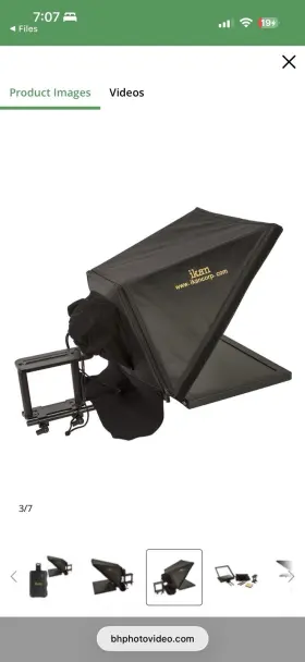 Pt3700 Ikan 17 Inch Teleprompter Model