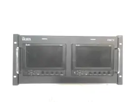 C1788-80 Ikan Vx7e 2 7 Inch Hd-sdi Lcd Monitors In Rackmountable Dual Screen