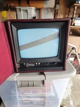 Pm-970 Ikegami Vtg Crt 8 Inch Video Monitor Cctv Imaging Gaming - Retro Powers On