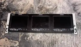 Tlm-603 Ikegami Triple Color Monitor Set Used Rack Mount Tilt Lock