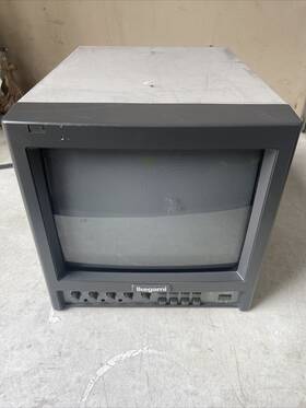 Ikegami Tm10-16rp Vintage Tm9-1 Crt 9 Inch Video Monitor Gaming - Retro