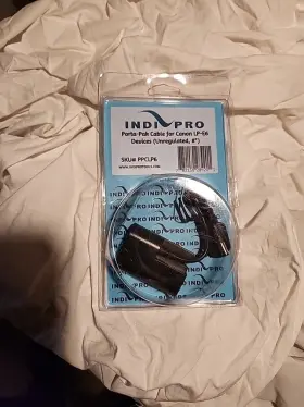 Shpte6 Indipro 8 Inch Porta-pak Canon Lp-e6 Dummy Battery Power