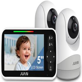 Juan B0c947dh9f Baby Monitor Camera And Audio 5 Lcd Screen No Wifi 100 Private 3500mah