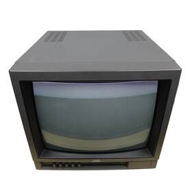 Jvc Tm-1400u Vintage 14 Inch Crt Monitor Cv Composite Retro Gaming Security 1990