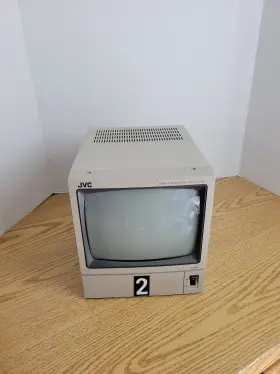 Tm-923bu Jvc Vintage Crt Video Monitor 9 Inch Screen