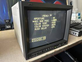 Jvc Tm-h150hg Tm-h150cg 15 Inch Broadcast Crt Video Monitor With Rgb Component Card If-c01comg