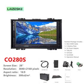 Laizeske Co280s 28 Inch 4k Ultra-hd Resolution Carry-on Broadcast Director Monitor