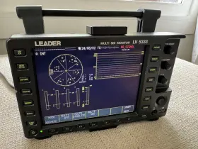 Lv5333 Leader Hd-sdi Test Monitor With Gold Mount Plate Excellent Condition