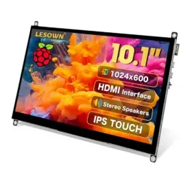 R10-at Lesown 10 Inch Monitor Hdmi Touchscreen 10.1 Small Display Lcd Smooth Responsive