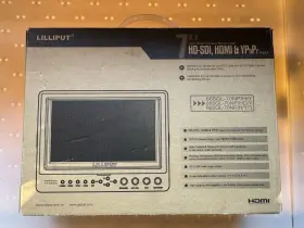 665gl-70np Lilliput 665gl-70np/h/y 7 Inch On-camera Hd Field Monitor Lcd With Hdmi Tested And Works