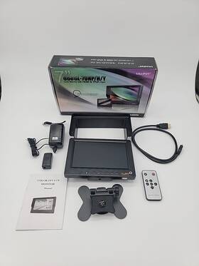 Lilliput 668 668gl-70np/h/y 668gl-70np/h/y 7 Inch On-camera Field Monitor With Accessories And Box Tested