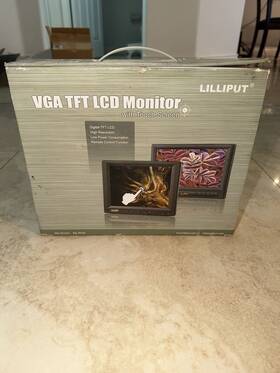 Lilliput 809gl-80np 8 809gl-80np/c/t Touch Screen Lcd Monitor- Complete With Box And Cables