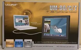 Um-80 Lilliput Um-80/c/t 8 Inch Usb Touch Screen Plug And Play Monitor New In Box